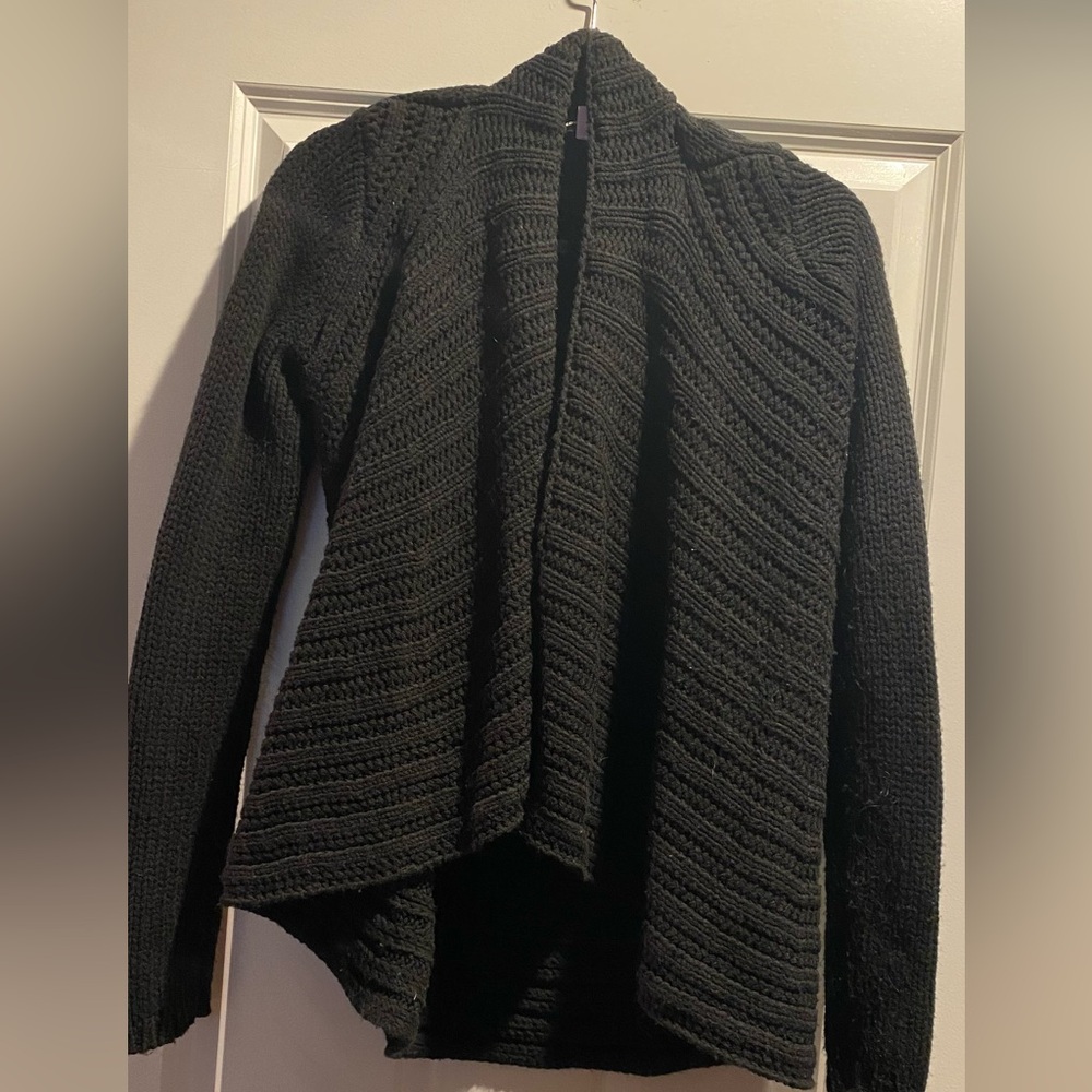 Express Design Studio Black Women’s Open Front Cardigan Sweater XS